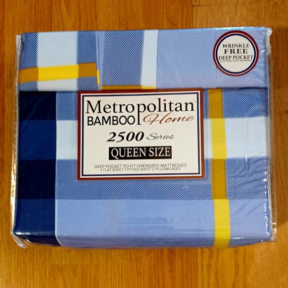 BAMBOO Bedding Nwt Metropolitan Bamboo Home 4pc Sheet Set Poshmark